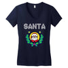 santa christmas Women's V-Neck T-Shirt