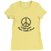 Peace (a246) Ladies Fitted T-Shirt