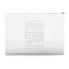 legends are born in october Accessory Pouches