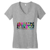 jake paulers colorful Women's V-Neck T-Shirt