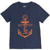anchored faith V-Neck Tee