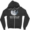 i was hungry Zipper Hoodie