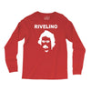 rivelino brazil 70s football world cup legend retro Long Sleeve Shirts