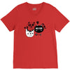 Cats V-Neck Tee