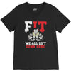 we all lift down here V-Neck Tee