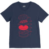 cheeseburger V-Neck Tee