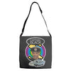 captain black, ideal birthday present or gift Adjustable Strap Totes