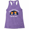 pondering life's biggest mysteries Racerback Tank