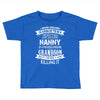 Super Cool Nanny Of A Freaking Awesome Grandson Toddler T-shirt