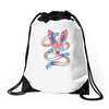 dragon eater Drawstring Bags