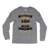 Super Cool Son Of A Freaking Awesome Mom Long Sleeve Shirts