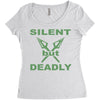 silent but deadly Women's Triblend Scoop T-shirt
