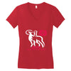 2015 year of the goat mandarin chinese Women's V-Neck T-Shirt