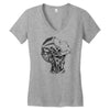 robot girl machine Women's V-Neck T-Shirt
