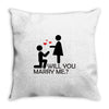 will you love me Throw Pillow