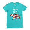 mama bear floral Ladies Fitted T-Shirt