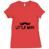 big man little man Ladies Fitted T-Shirt