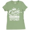 Queens Are Born In September Ladies Fitted T-Shirt