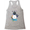 who loves poodle Racerback Tank