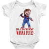 chucky funny quote ideal birthday present gift Baby Bodysuit
