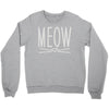 meow cute cat face Crewneck Sweatshirt