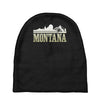 montana mountains Baby Beanies