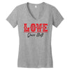 Love Women's V-Neck T-Shirt