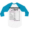 February Girl Facts Aquarius 3/4 Sleeve Shirt