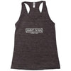 dammit palindrome Racerback Tank
