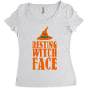resting witch face Women's Triblend Scoop T-shirt