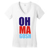 oh ma gosh Women's V-Neck T-Shirt