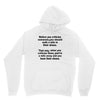 criticize Unisex Hoodie