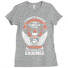 I Own It Forever The Title Groomer Ladies Fitted T-Shirt