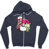 po gir mon Zipper Hoodie