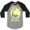 believe in nessie 3/4 Sleeve Shirt