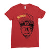 horror werewolf Ladies Fitted T-Shirt
