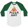 pizza shit 3/4 Sleeve Shirt