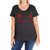 for a moment there you bored me to death Ladies Curvy T-Shirt