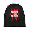 train to beat all might Baby Beanies