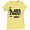 The Notorious Ladies Fitted T-Shirt
