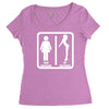 your girlfriend vs my girlfriend funny pub jokr  impress your friends! Women's Triblend Scoop T-shirt