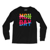 monday crossed out Long Sleeve Shirts