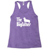 the dogfather pembroke welsh corgi white Racerback Tank