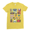 vintage electronic retro technology Ladies Fitted T-Shirt