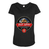 skull splitter beer label ideal birthday present or gift Maternity Scoop Neck T-shirt
