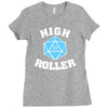 high roller 20 sided die Ladies Fitted T-Shirt
