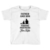 Father and Son Fishing Partners For Life Toddler T-shirt