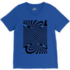 optical illusion V-Neck Tee