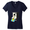 bird booth Women's V-Neck T-Shirt