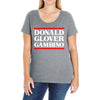 Donald Glover Gambino Ladies Curvy T-Shirt